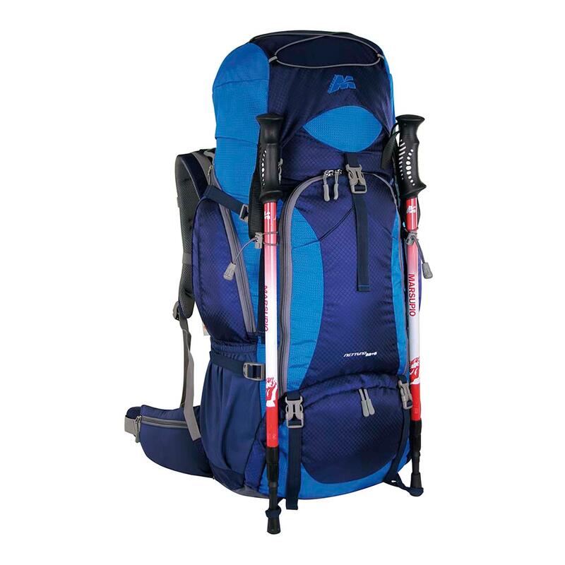 Mochila de Montaña y Trekking MARSUPIO NETTUNO 55 + 5L Azul