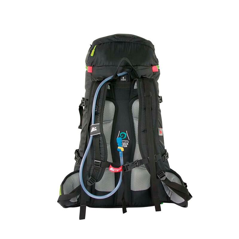 Mochila de Montaña y Trekking 45L MARSUPIO Negro/Gris