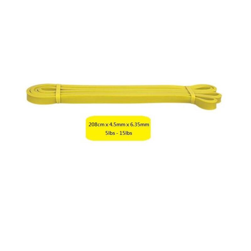 Power band 208cm x 6.35mm (Yellow) - 5lbs-15lbs