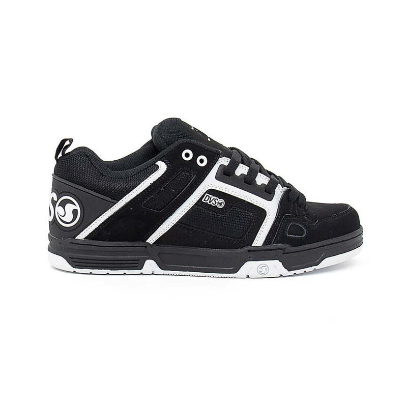 CHAUSSURES DE SKATE COMANCHE BLK WHT LTHR
