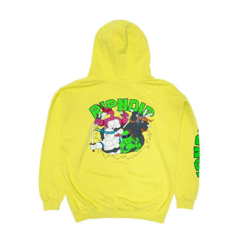 SWEAT HOMME TEENAGE MUTANT HOODIE NEON GREEN