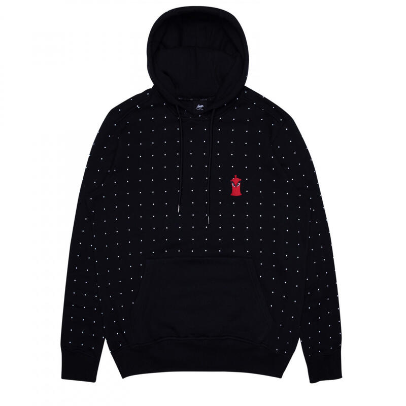 Sweatshirt WRUNG Dots hood für Herren.