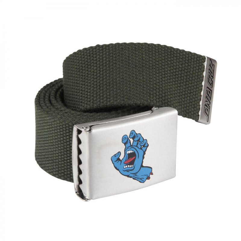 CEINTURE HOMME SCREAMING MINI HAND BELT DARK OLIVE