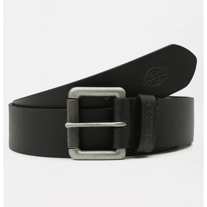 CEINTURE HOMME SOUTH SHORE LEATHER BELT BLACK