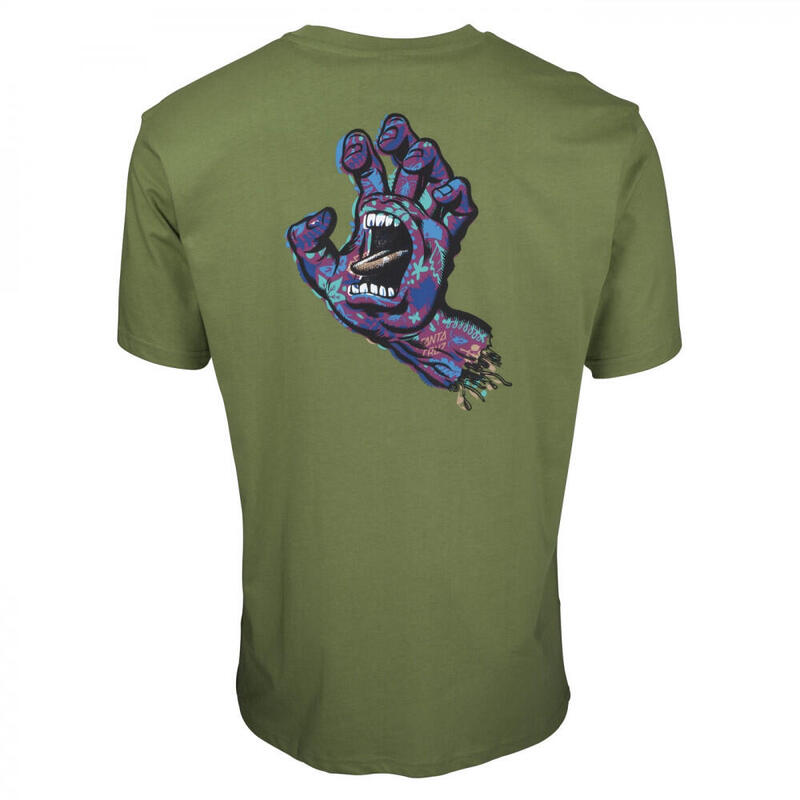 TEE-SHIRT HOMME GROWTH HAND DILL GREEN