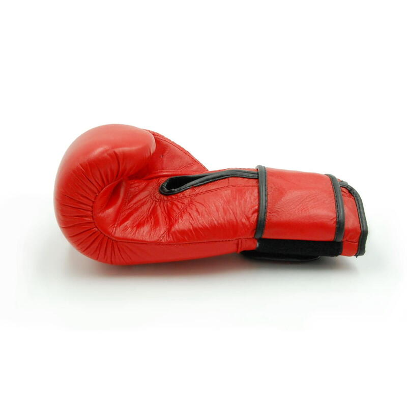 Rękawice bokserskie ze skóry naturalnej PRO+ RED