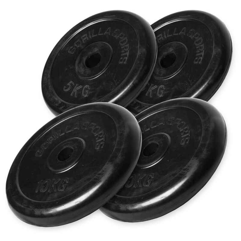 Hantelscheibe Gummi 0,5-25 KG