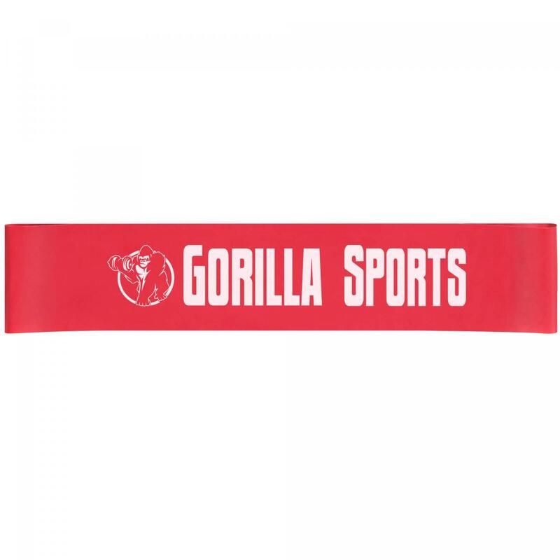 Gorilla Sports Fitnessband - Rood - 1,0 mm - Weerstandsband
