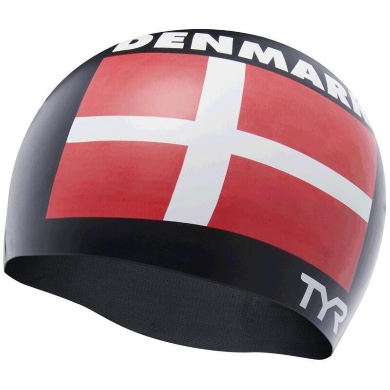 Czepek pływacki unisex tyr graphic silicone cap denmark