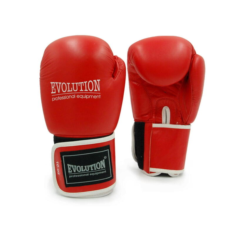 Rękawice bokserskie Evolution Professional Equipment ze skóry naturalnej PRO