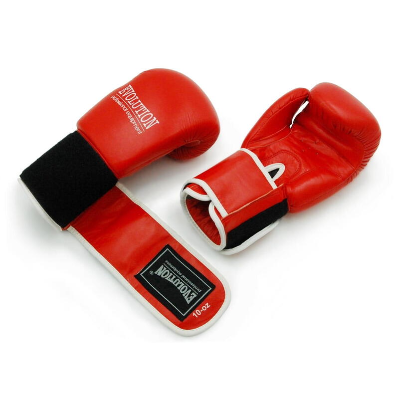 Rękawice bokserskie Evolution Professional Equipment ze skóry naturalnej PRO