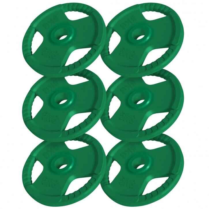Hantelscheibe 50/51mm Olympia Gummi Gripper 1,25-25 KG