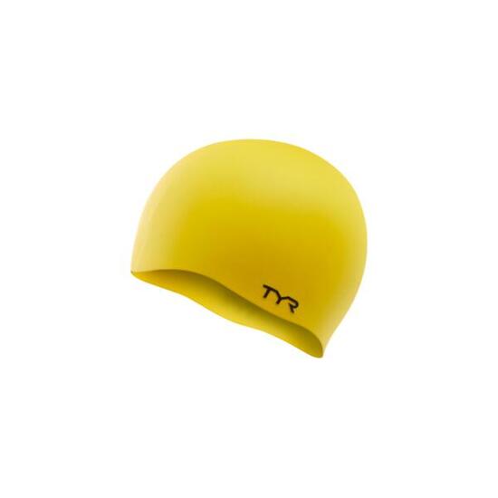 Cuffia da nuoto in silicone solido TYR - Oro