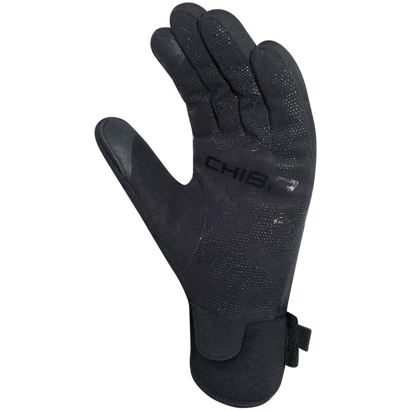 Rowerowe ocieplane zimowe rękawiczki CLASSIC, czarne