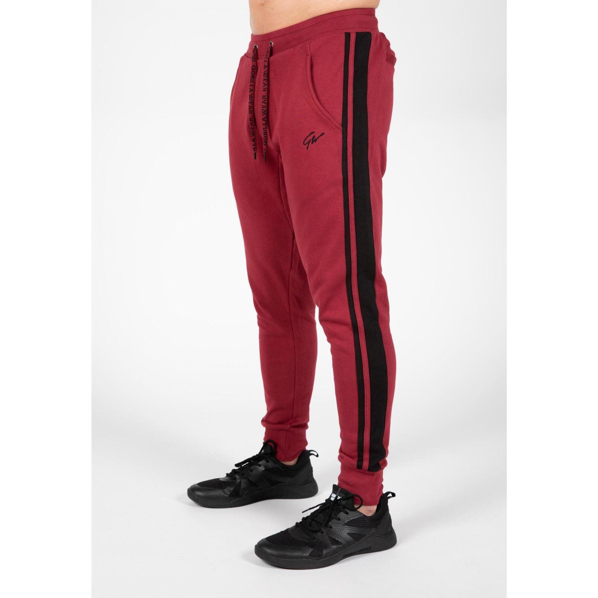 Gorilla Wear - Pantalon De Costume - Banks - Rouge - Pantalons - Bordeaux|noir|rouge - 56 3xl - Decathlon