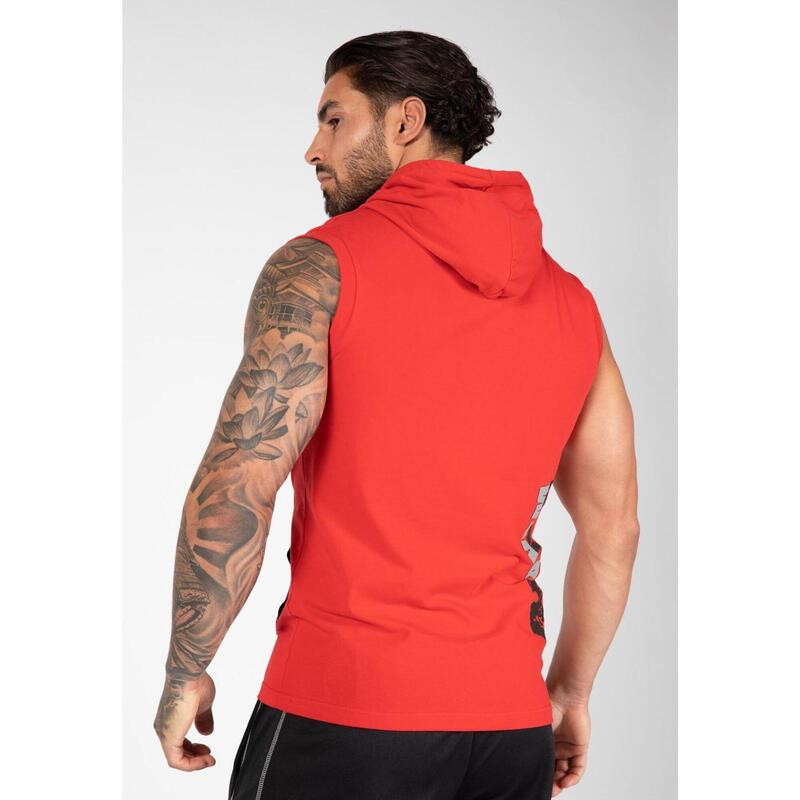 Hooded t-shirt - Melbourne - Rot