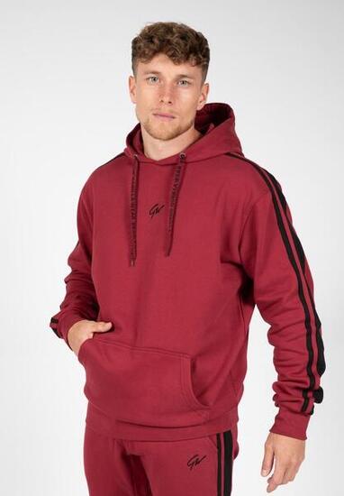 Banks Oversized Hoodie Burgundy Red/Black
