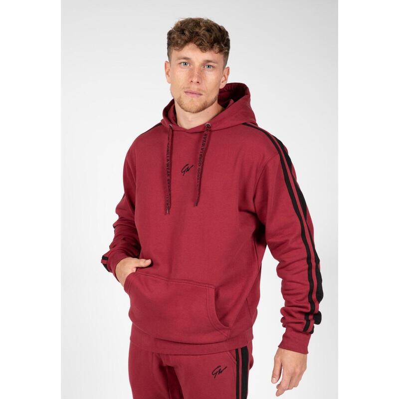 Banks Oversized Hoodie Burgundy Red/Black