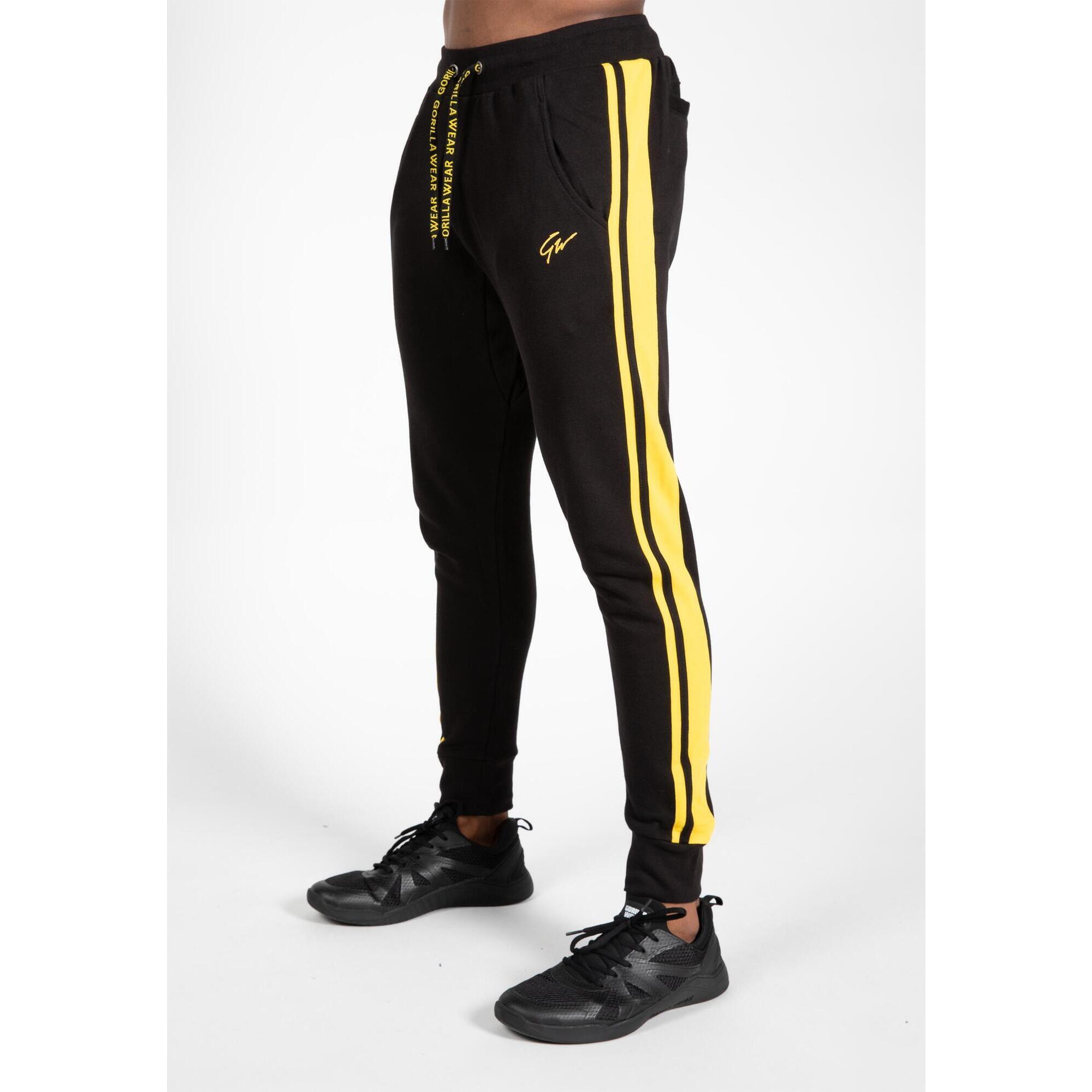 Pantal n Ch ndal Fitness Largo Hombre GORILLA WEAR Banks Negro