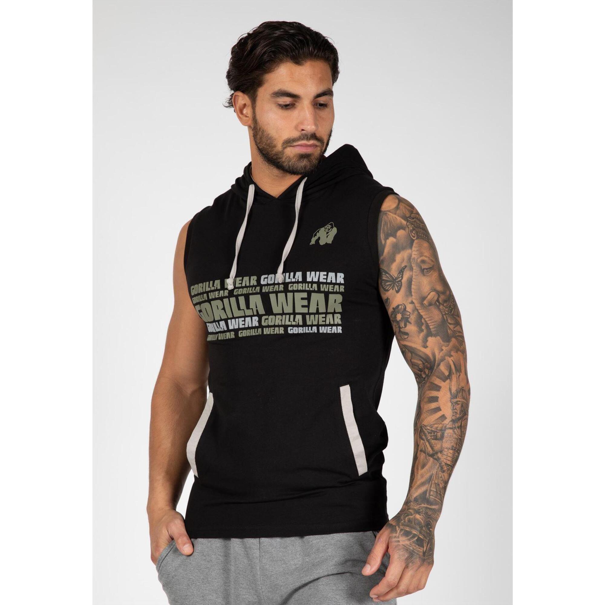 GORILLA WEAR Sleeveless hooded T-shirt Gorilla Wear Melbourne