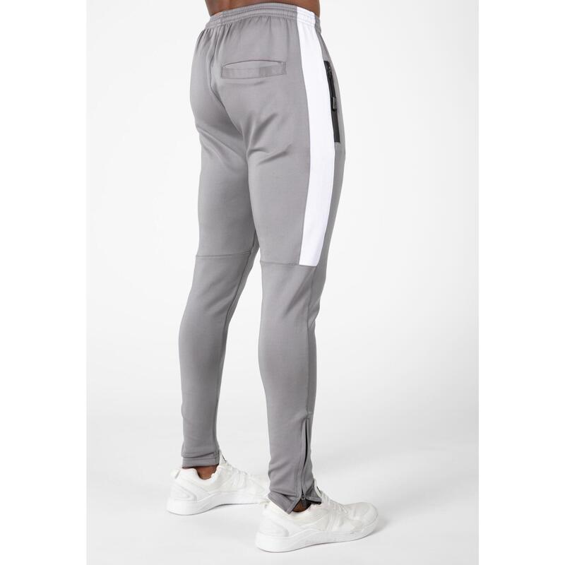 Pantalón Chándal Fitness Largo Elástico Hombre GORILLA WEAR Benton Gris