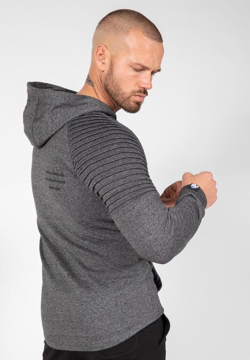 Bluza fitness męska Gorilla Wear Delta Hoodie rozpinana z kapturem