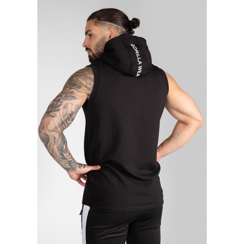 Sleeveless Hoodie - Lincoln - Schwarz