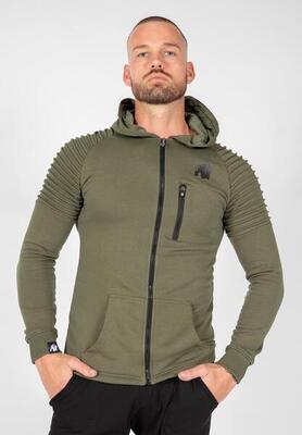 Delta hoodie dark green