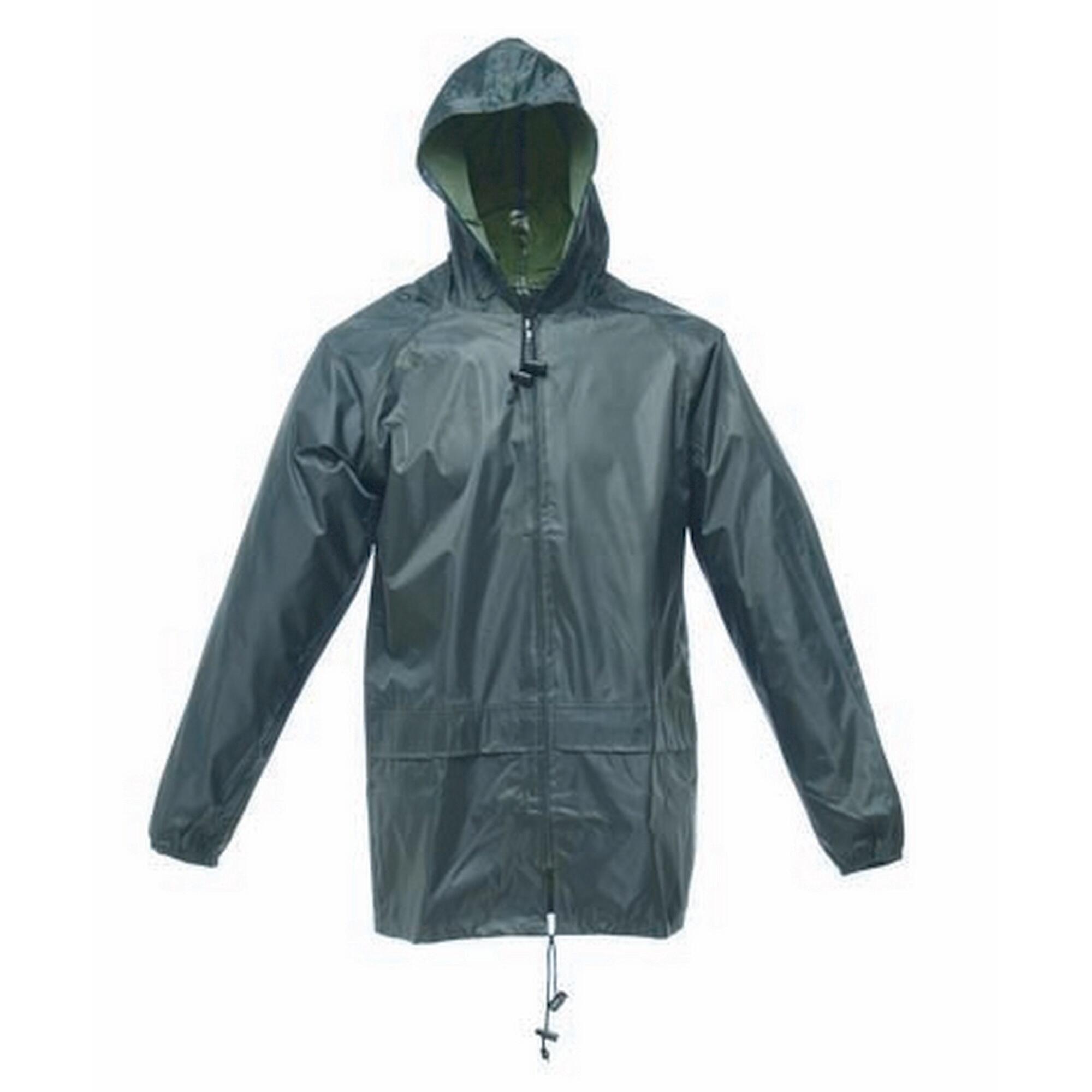 Professional Mens Pro Stormbreaker Waterproof Jacket (Dark Olive) 1/5