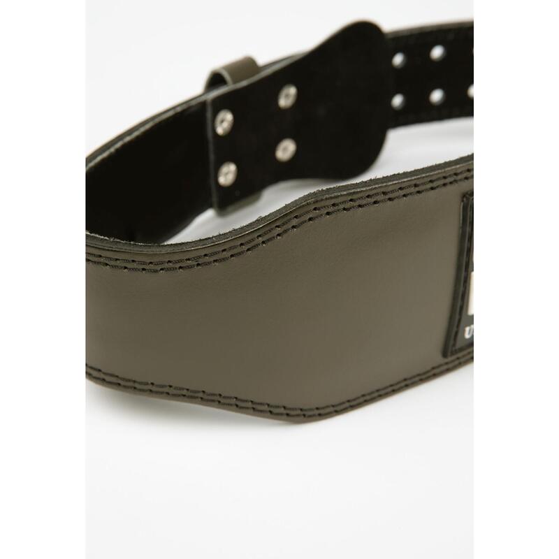 4 Inch Padded Leather Lifting Belt - skórzany pas kulturystyczny z klamrą
