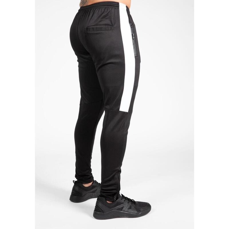 Pantalón Chándal Fitness Largo Elástico Hombre GORILLA WEAR Benton Negro