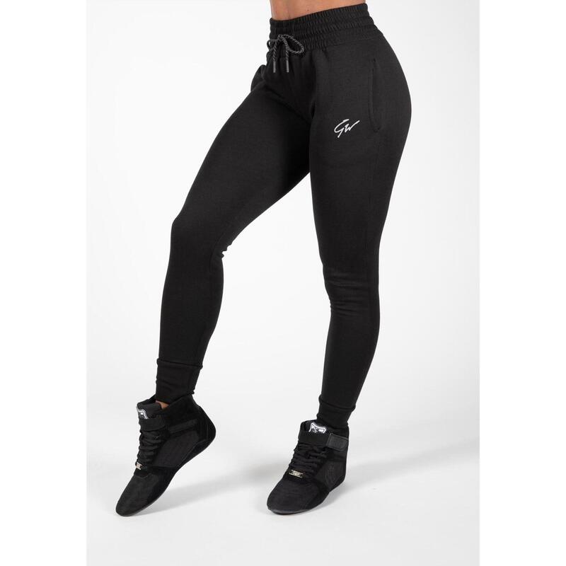 Pantalón Jogger Fitness Largo Mujer GORILLA WEAR Pixley Negro