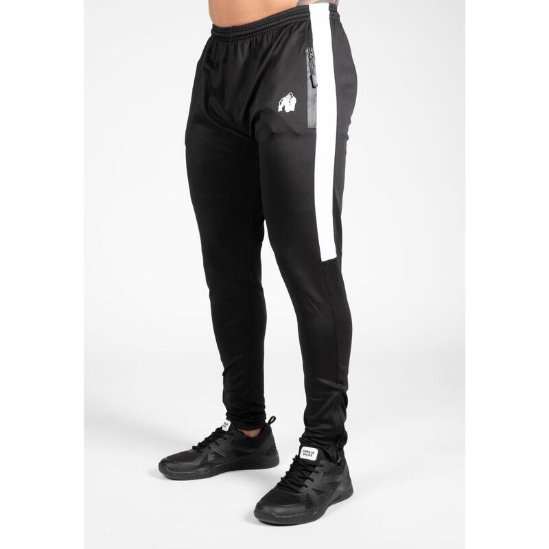 Pantalón Chándal Fitness Largo Elástico Hombre GORILLA WEAR Benton Negro