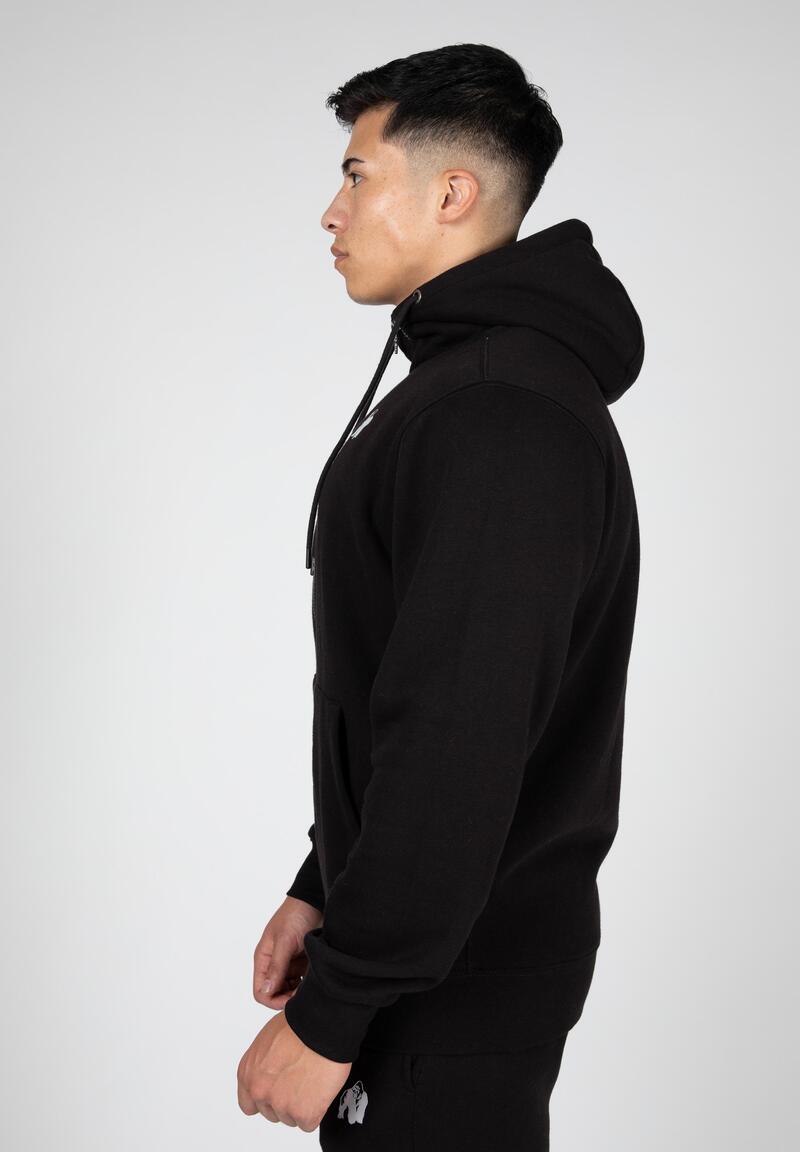 Kennewick Zipped Hoodie Black