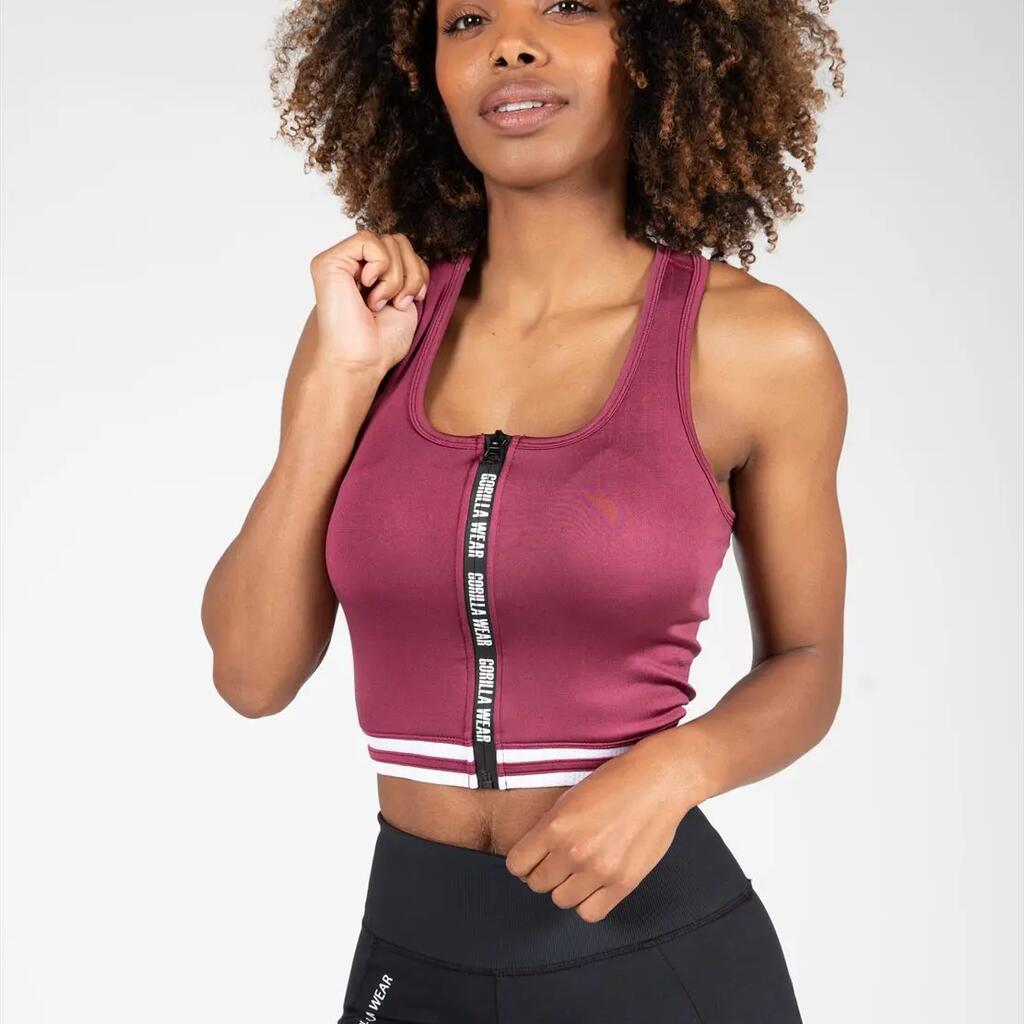 zippedSports bra Gorilla Wear Mesa