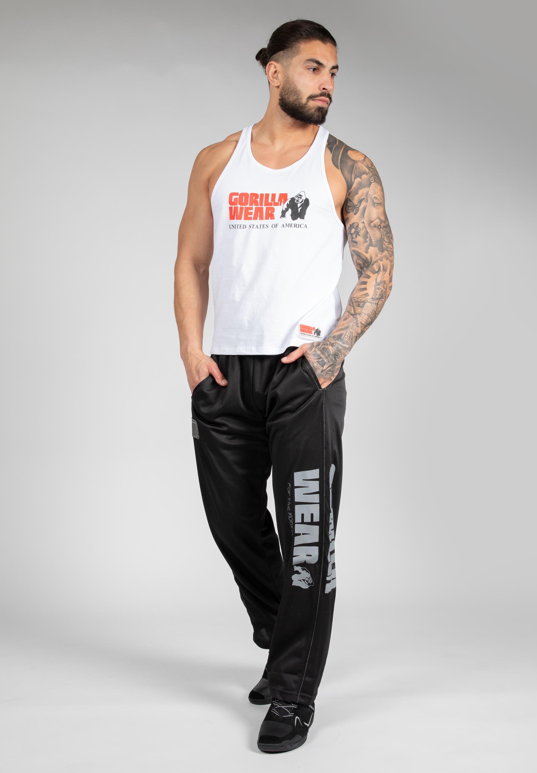Logo Mesh Pantaloni - Nero 3/6