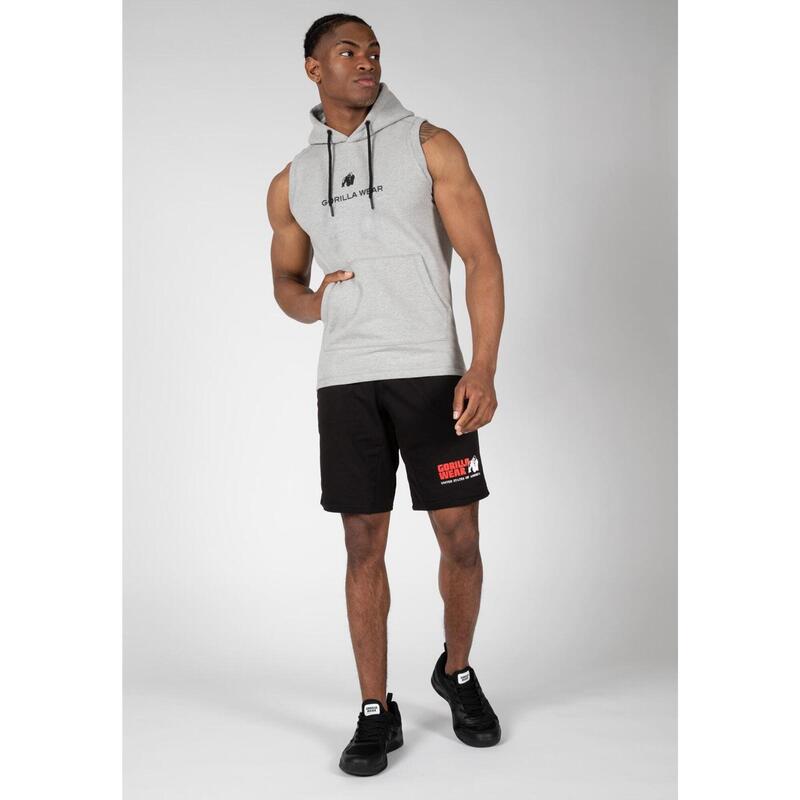 Sleeveless Hoodie - Lincoln - Grau