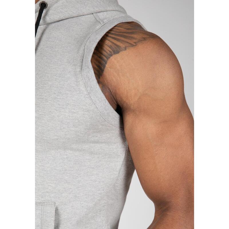 Sleeveless Hoodie - Lincoln - Grau