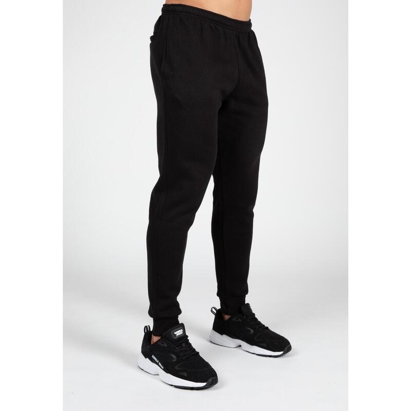 Pantalón Chándal Fitness Largo Hombre GORILLA WEAR Kennewick Negro