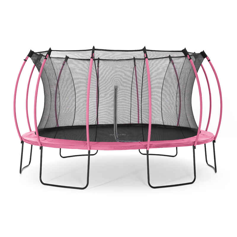 Plum Springsafe Trampolin Colours 426 cm mit Sicherheitsnetz, pink
