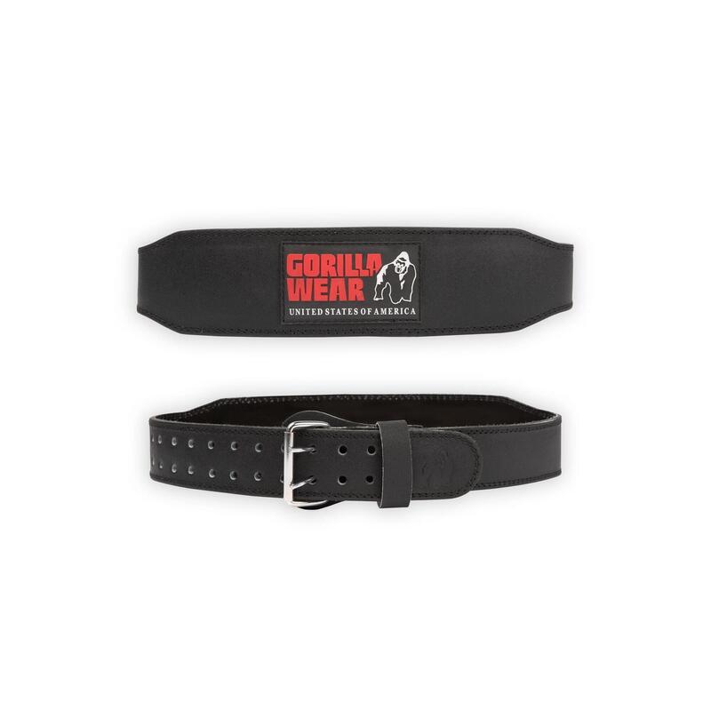 Pas do podnoszenia ciężarów Gorilla Wear 4 Inch Padded Leather Lifting Belt