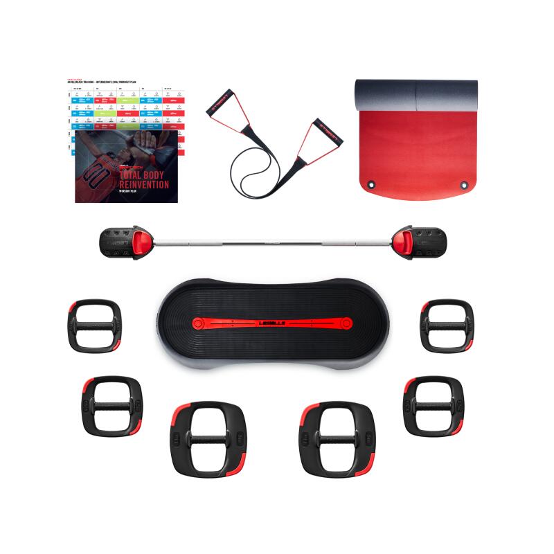 LES MILLS LES MILLS BUNDLE:SMARTBAR™ SET, SMARTSTEP, SMARTBAND, MBX MAT