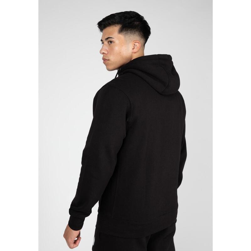 Kennewick Zipped Hoodie Black