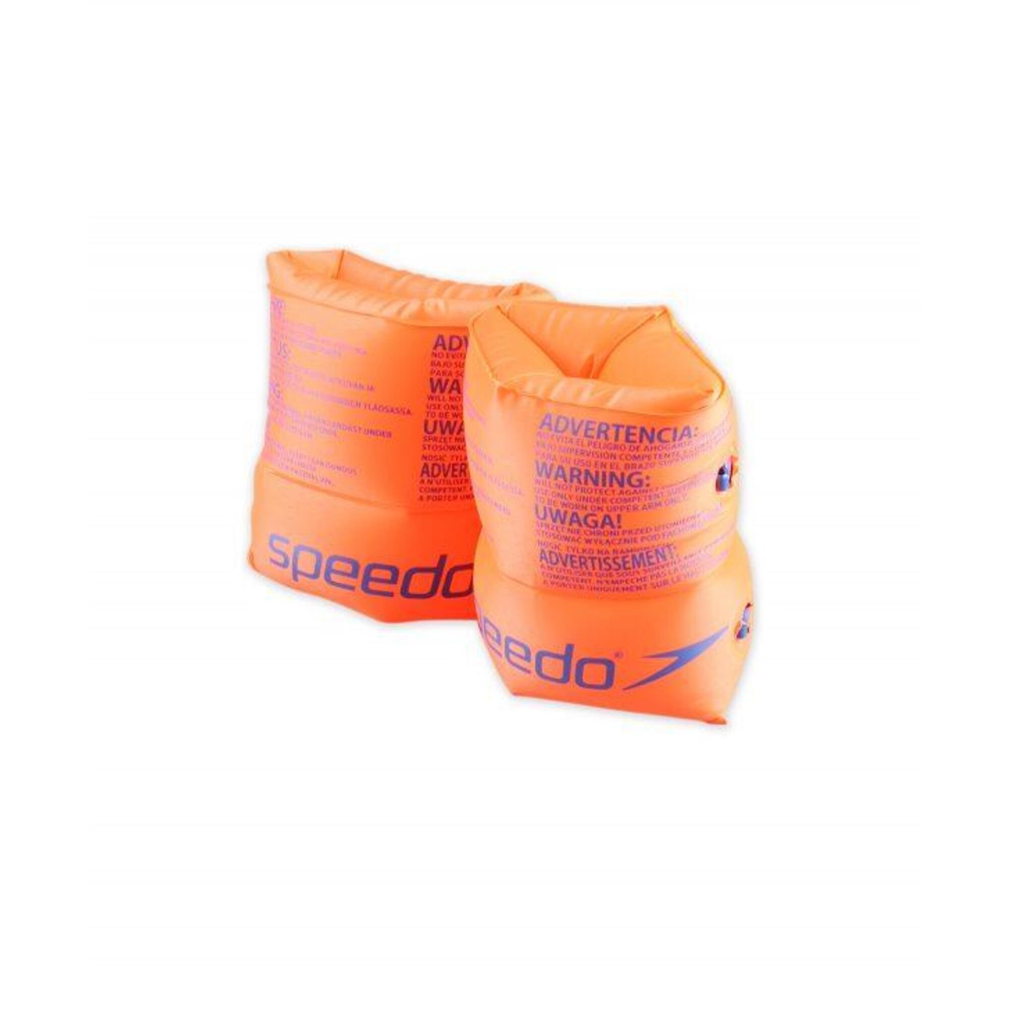 Speedo Rollup Junior Armbands - Orange - 2-12 years 1/3