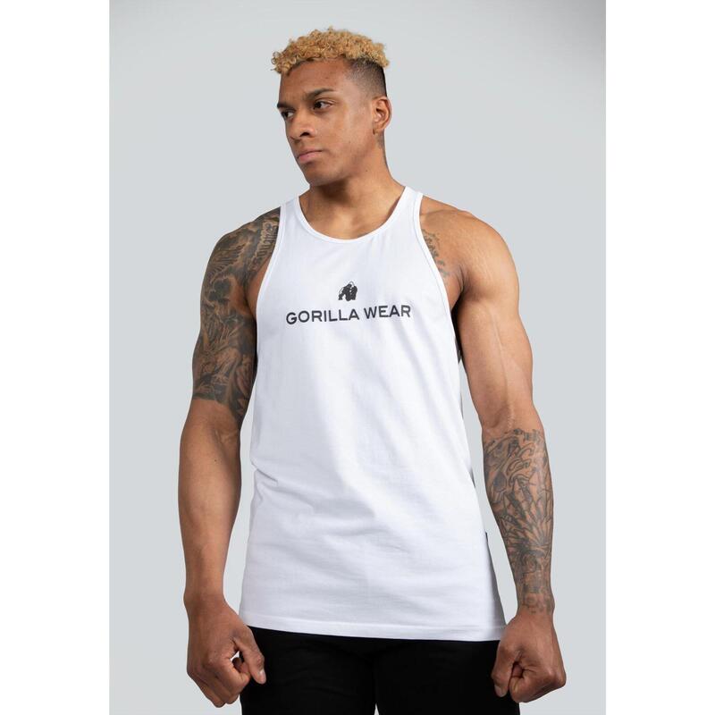 Carter Stretch Tank Top  White