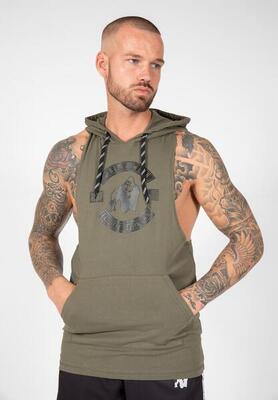Lawrence hooded tank top - dark green