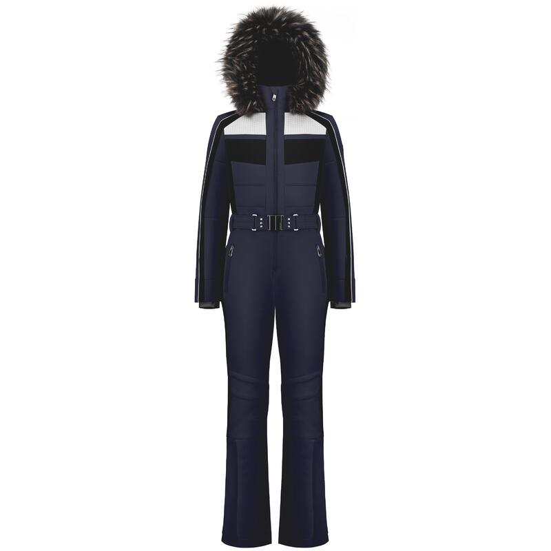 Traje de esquí Stretch Pepper White 0830 Multico Gothic Blue Mujer