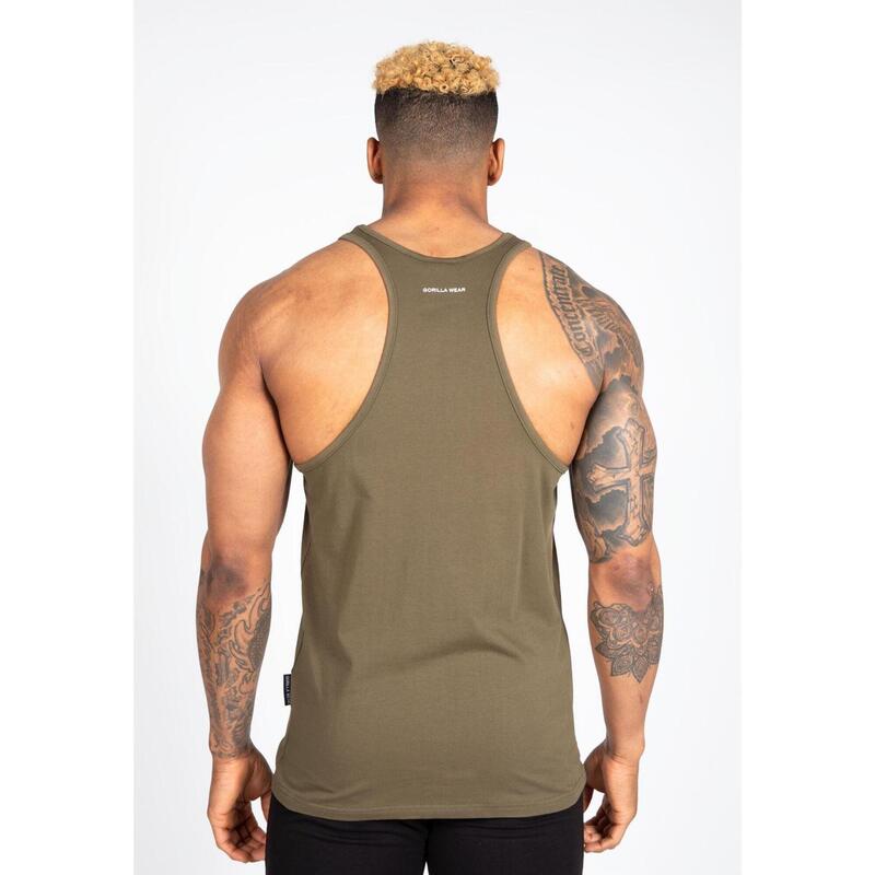 Carter Stretch Tank Top  Army Green