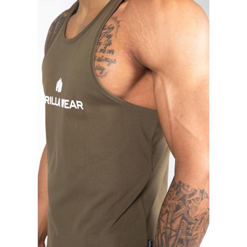 Carter Stretch Tank Top  Army Green