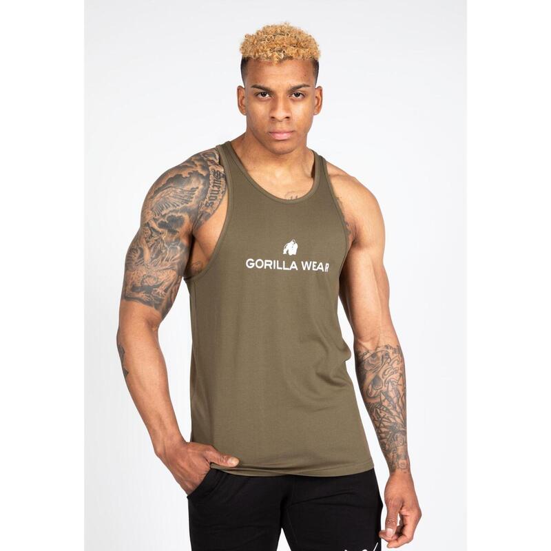 Carter Stretch Tank Top  Army Green